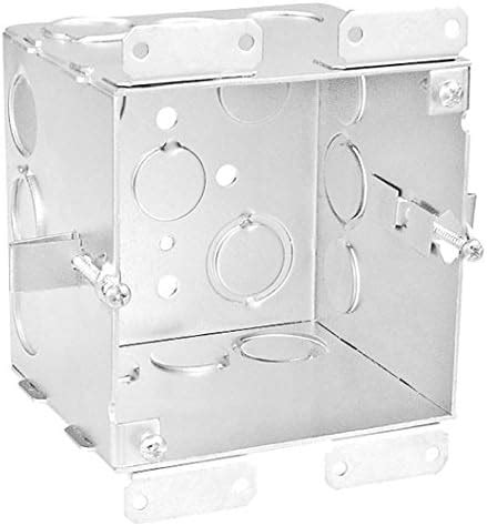 4 inch square junction box mounting holes|standard wall mounting box.